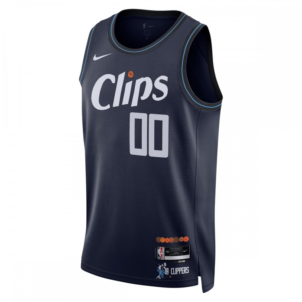 LA Clippers Unisex 2023/24 Custom Swingman Jersey - Navy - City Edition-Pro Kit Vault | Brand New 26/27 Sports Jerseys